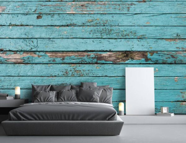 Tapeten Inspiration in Holzoptik