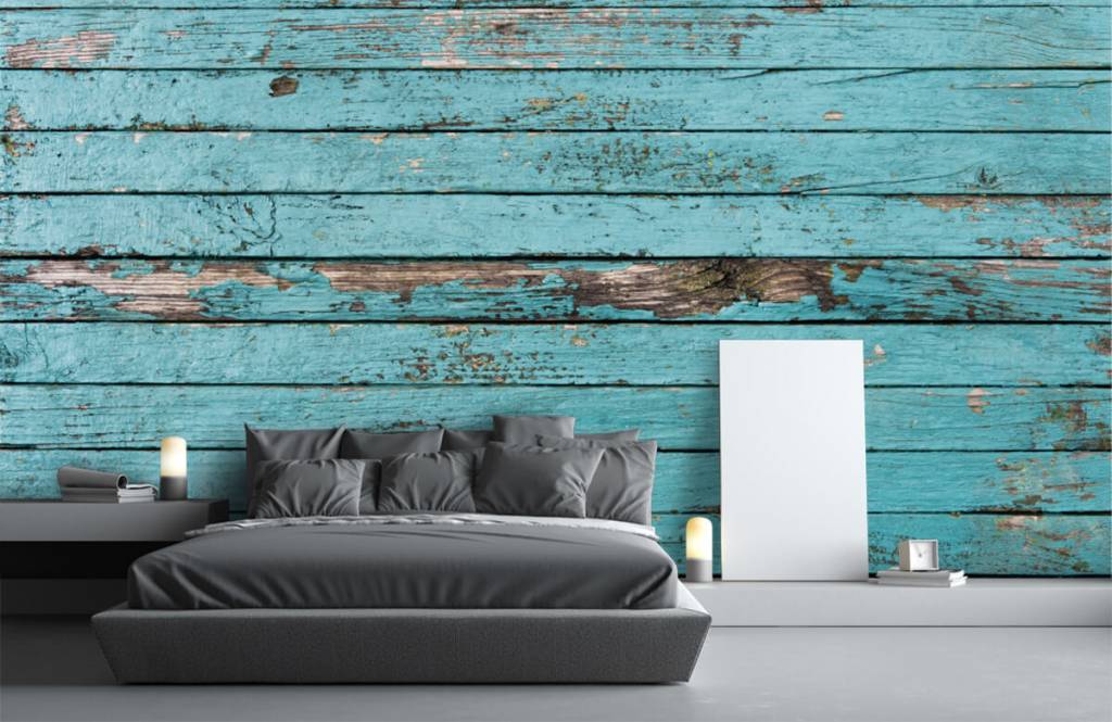 Tapeten Inspiration in Holzoptik