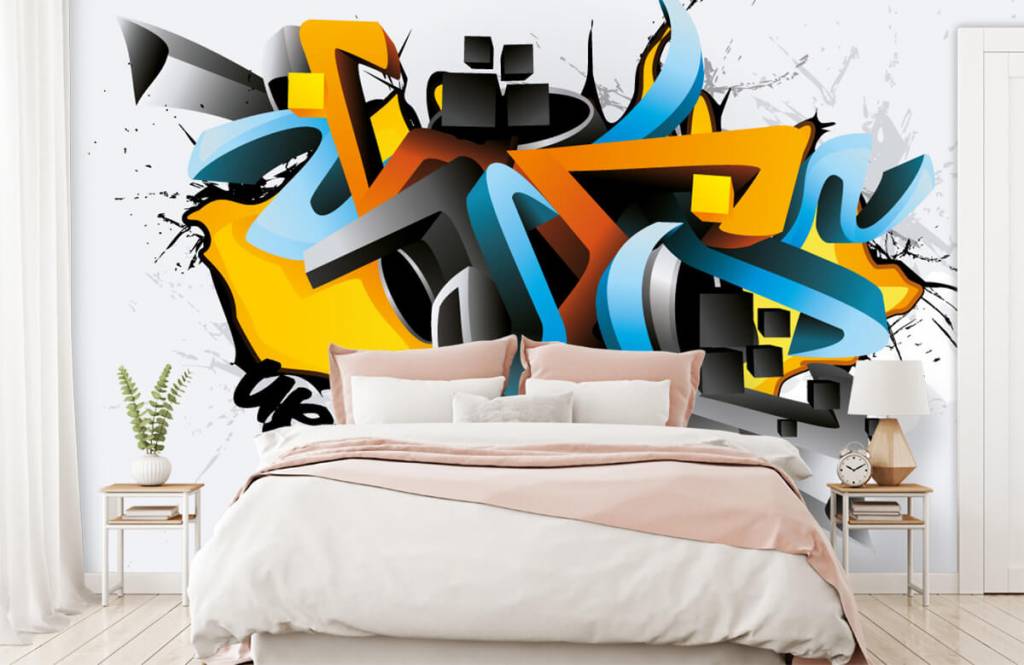 Graffiti - 3D Graffiti - Jugendzimmer 2