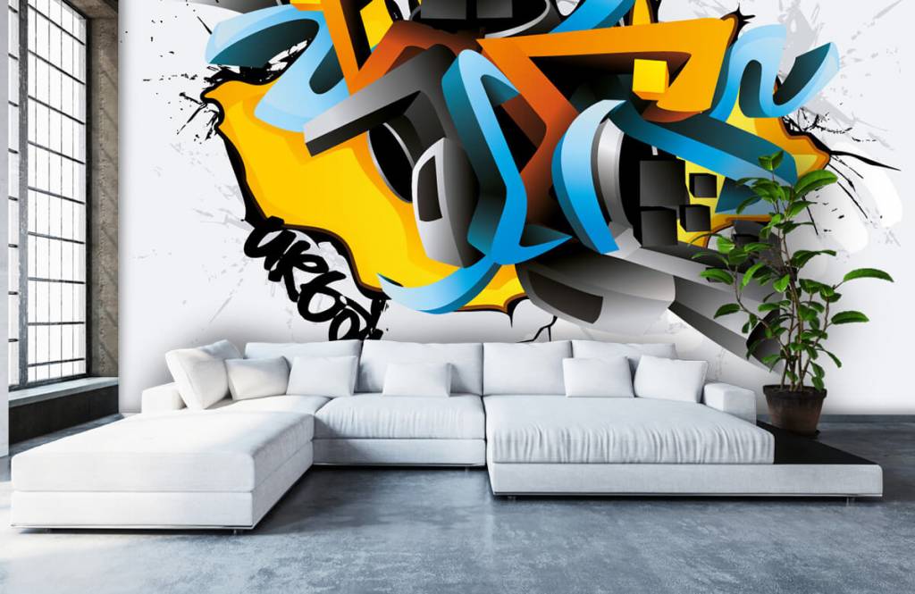 Graffiti - 3D Graffiti - Jugendzimmer 5