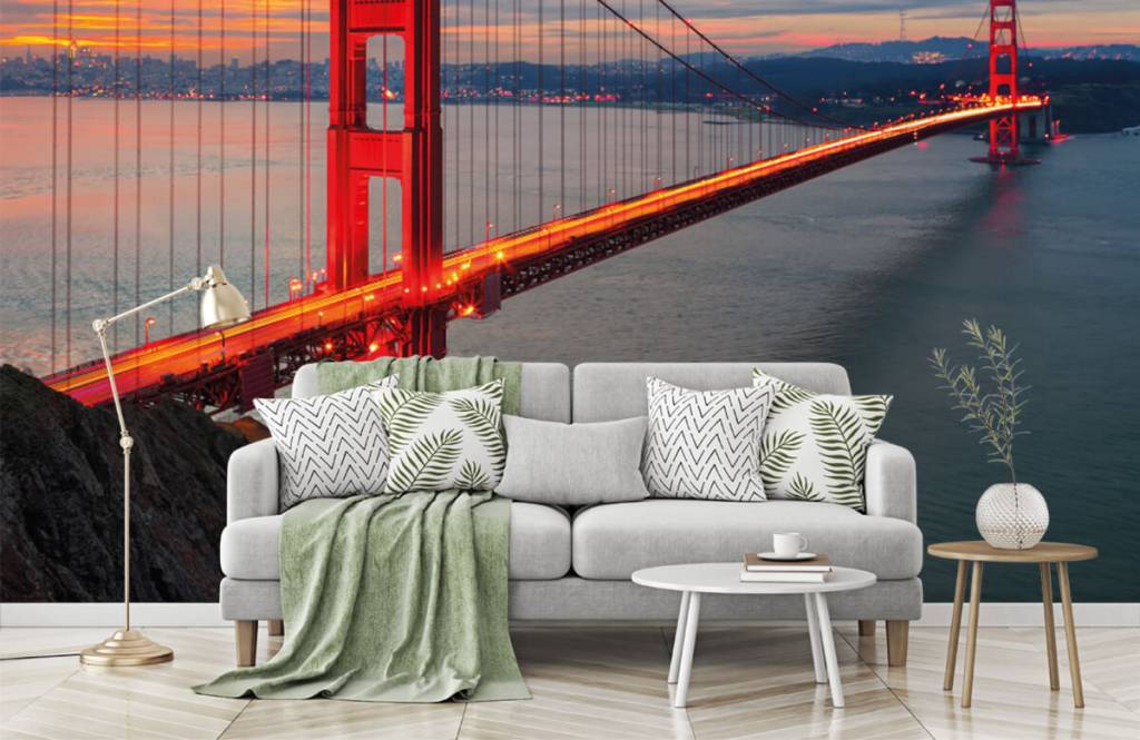 Städte-Tapete  - Golden Gate Bridge - Schlafzimmer 1