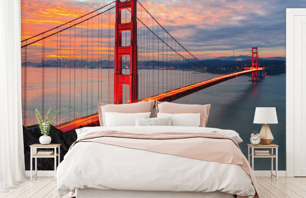 Städte-Tapete  - Golden Gate Bridge - Schlafzimmer 2