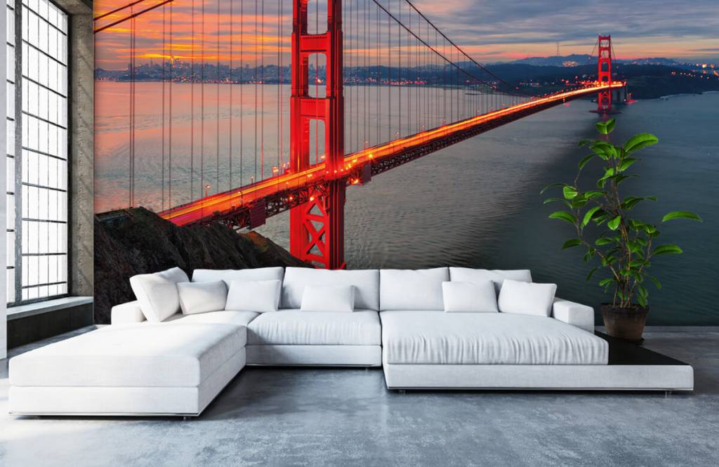 Städte - Tapete - Golden Gate Bridge - Schlafzimmer 6