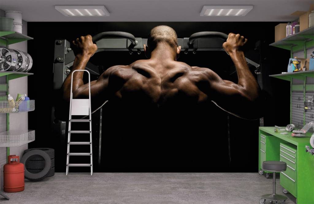 Fitness - Muskulöser Rücken - Garage 9