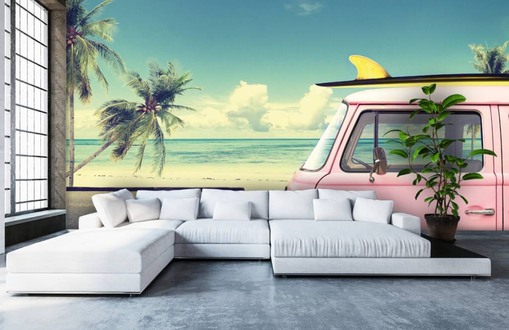 Verkehrsmittel Tapete - Volkswagen Surfbus - Schlafzimmer 6
