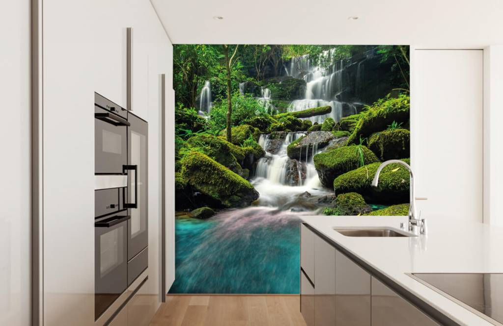 Wasserfälle - Wasserfall in einen Dschungel - Hobbyzimmer 3