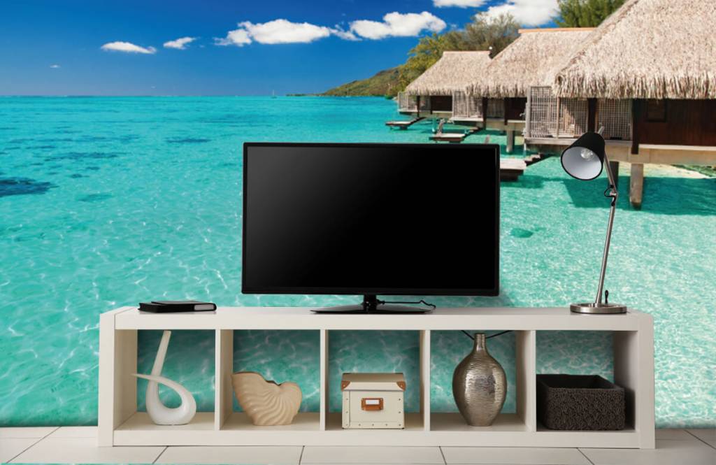 Strand Tapete - Ferienhäuser auf den Malediven - Hobbyzimmer 6