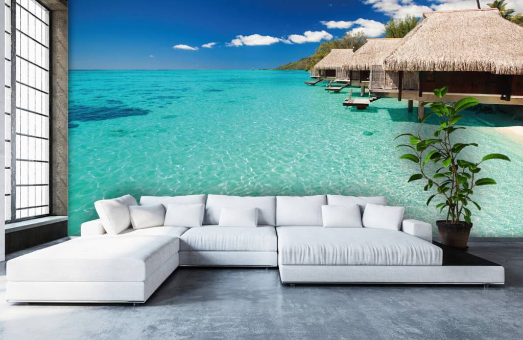 Strand Tapete - Ferienhäuser auf den Malediven - Hobbyzimmer 7