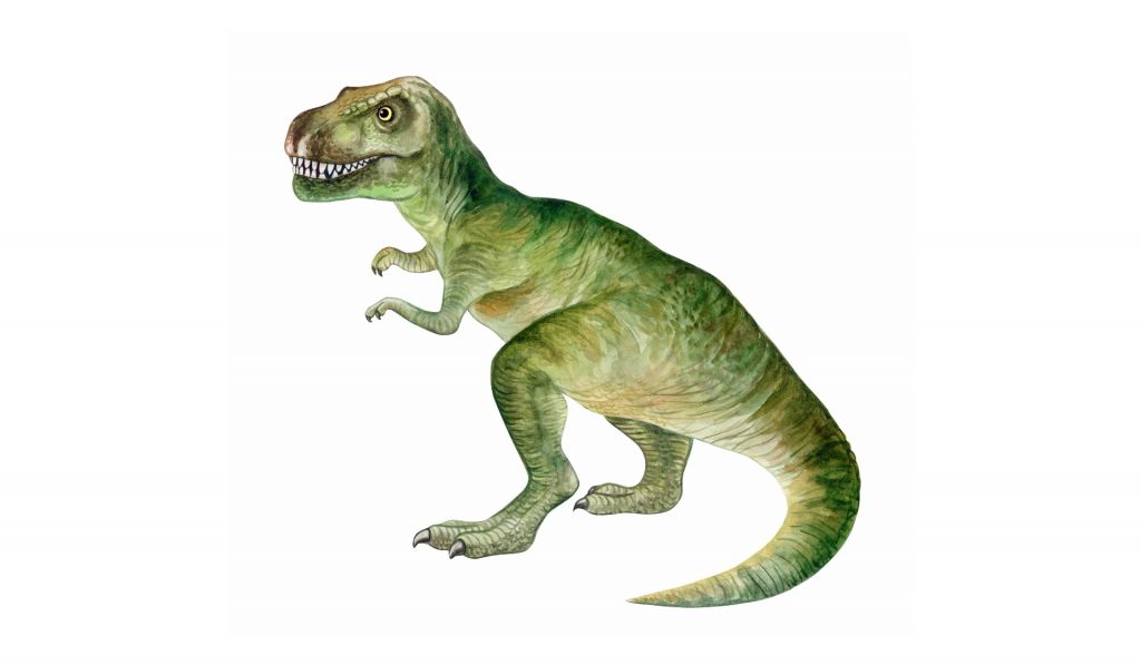 Tyrannosaurus aus Aquarellfarbe