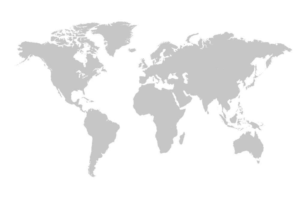 Weltkarte grau