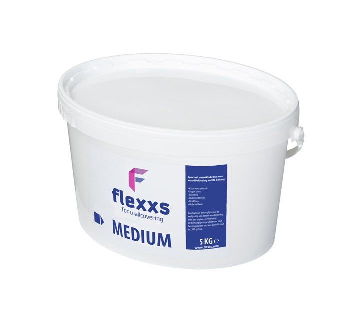 Flexxs MuralTex Kleber, Medium 5 KG / 25m2 (normale Untergründe)