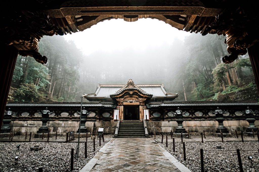Alter japanischer Tempel