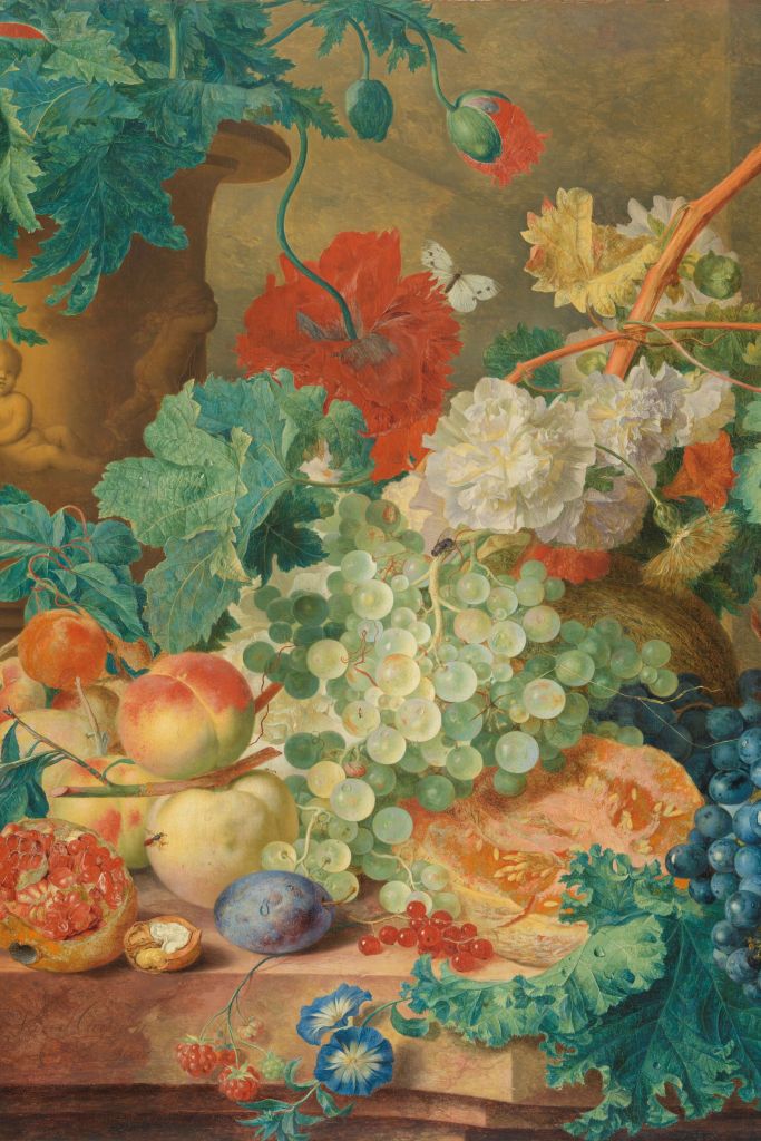 Stillleben mit Blumen und Früchten, Jan van Huysum