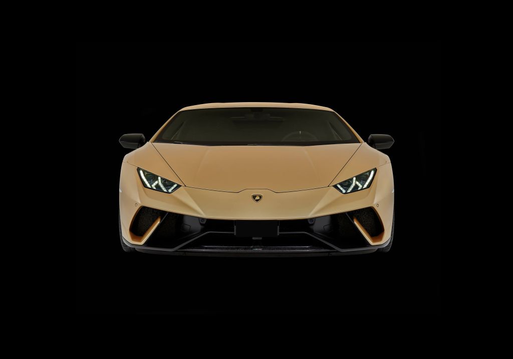 Lamborghini Huracán - Front, schwarz