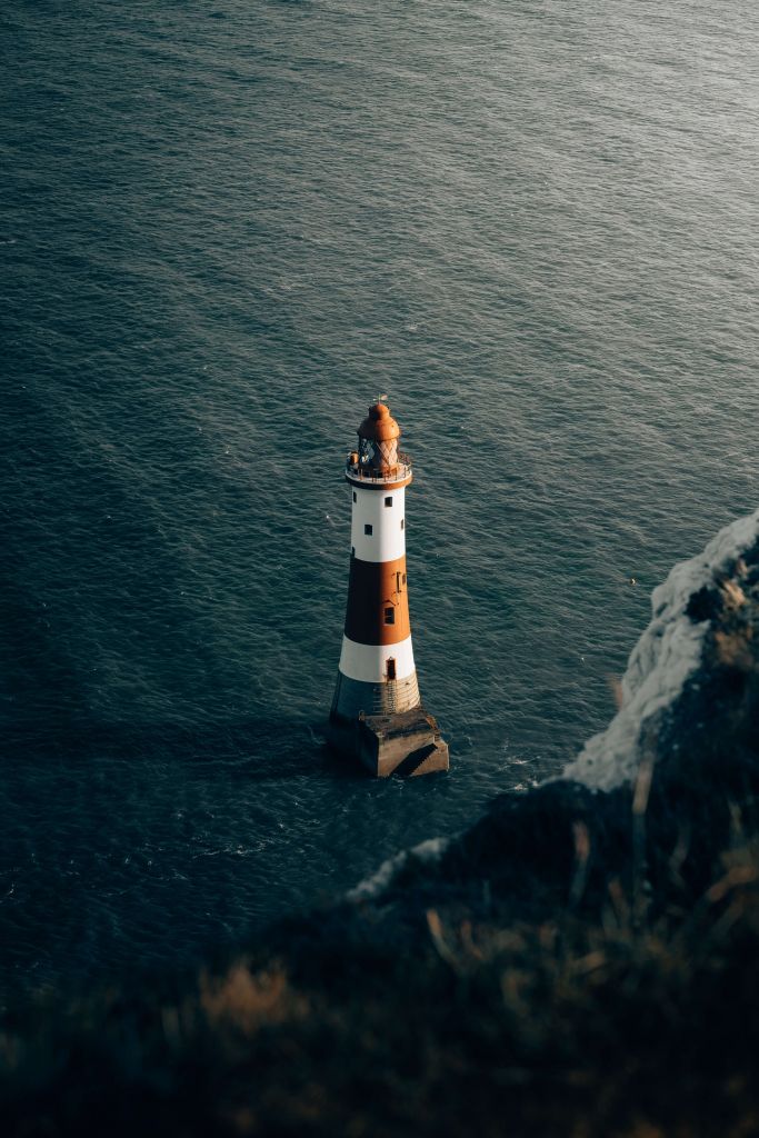 Leuchtturm an der englischen Küste