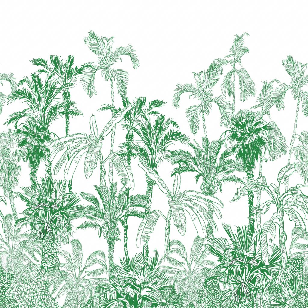 Grüner Dschungel Illustration