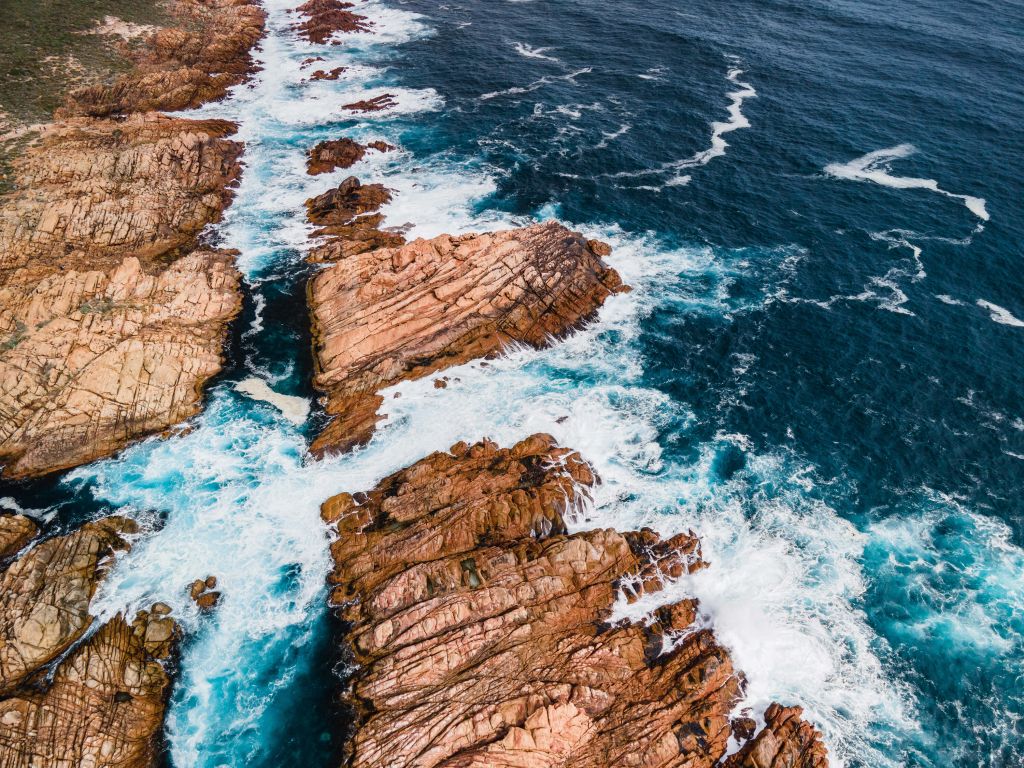 Westaustralische Küstenlinie
