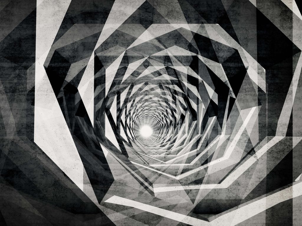 Abstrakter Tunnel