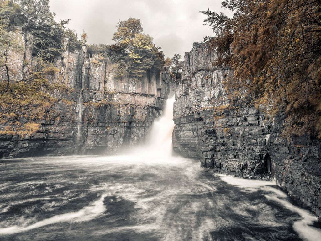 Fantasie-Wasserfall
