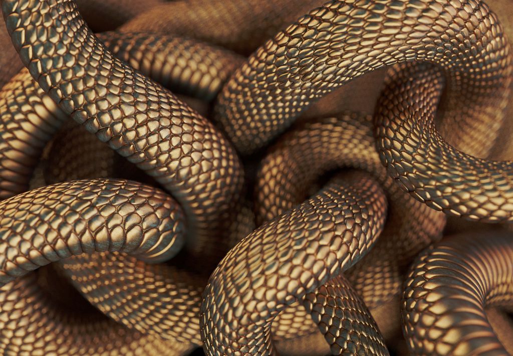 Bronze-Schlangen