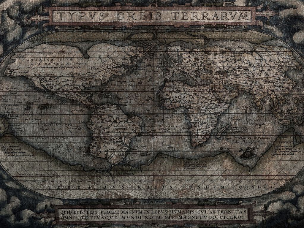 Lateinische Weltkarte