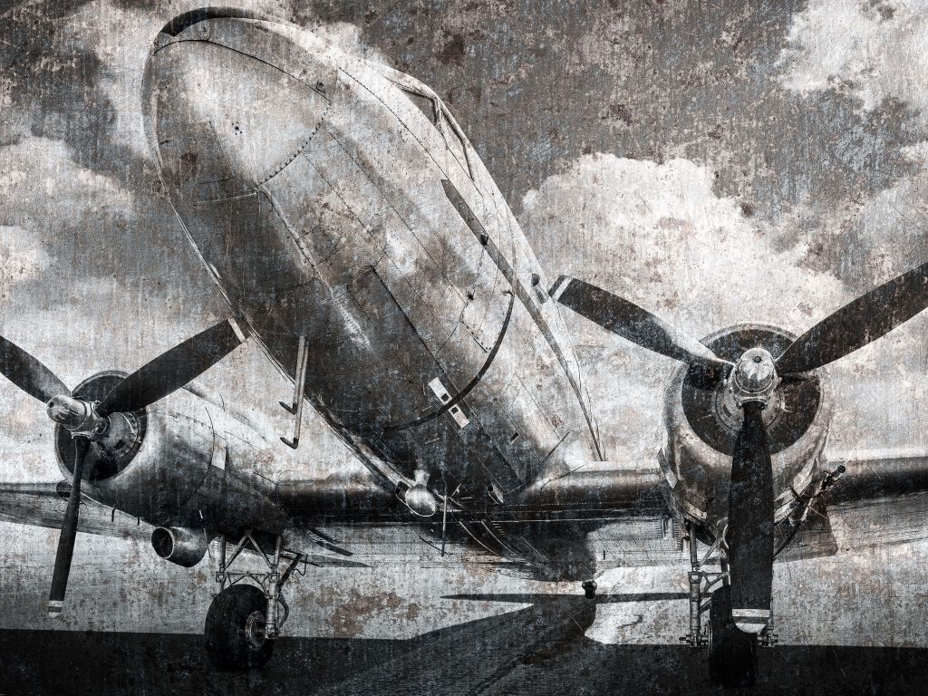 Oldtimer-Flugzeug