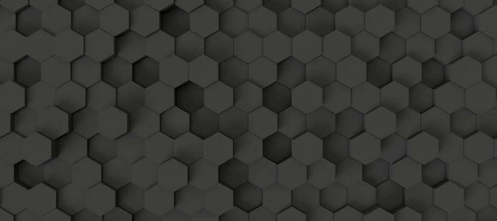 Schwarze Hexagone