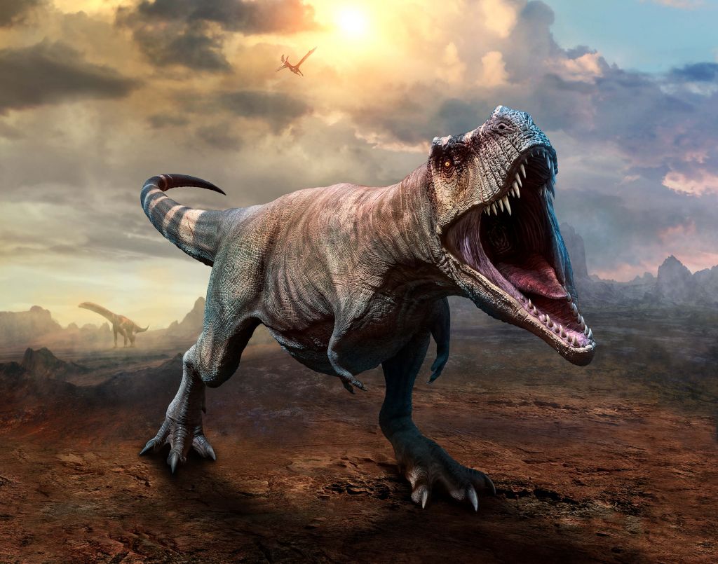 Aggressiver Tyrannosaurus Rex