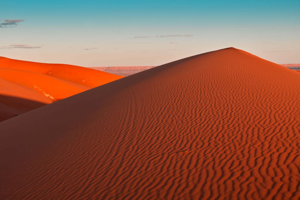 Sanddünen in der Wüste Sahara