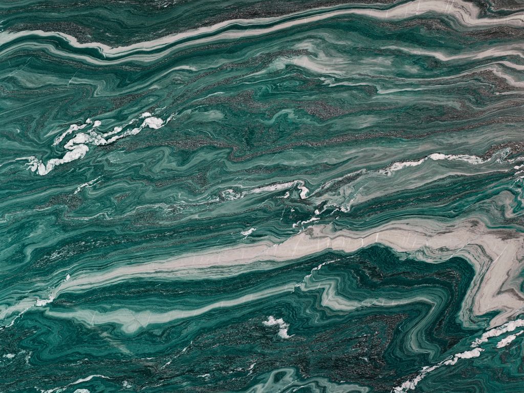 Grüner weißer Marmor