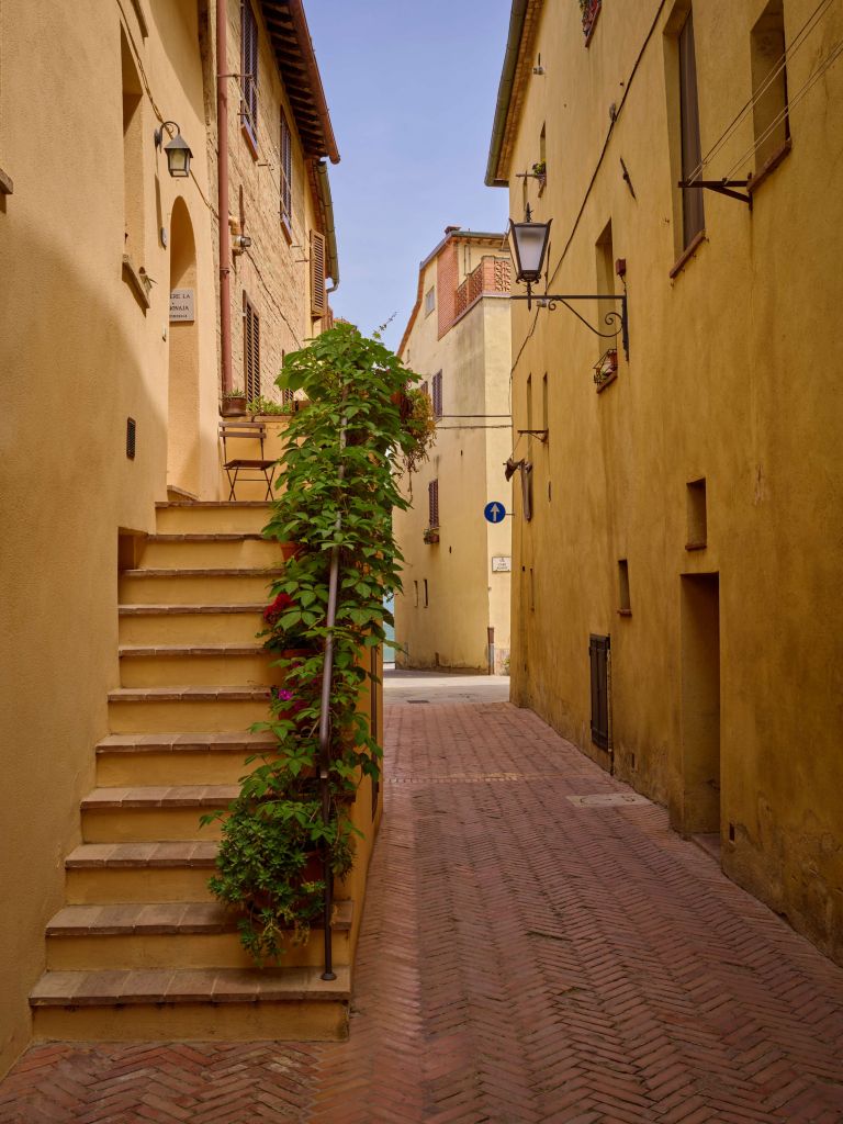 Treppe in einer italienischen Straße