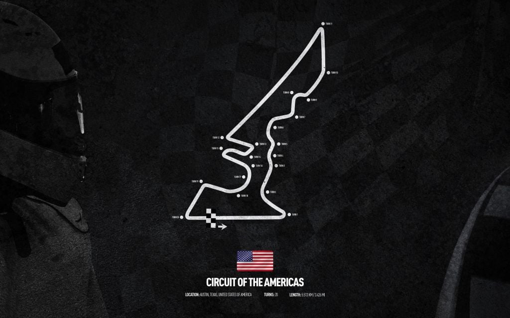 Formel 1 Strecke - Circuit Of The Americas - Vereinigte Staaten