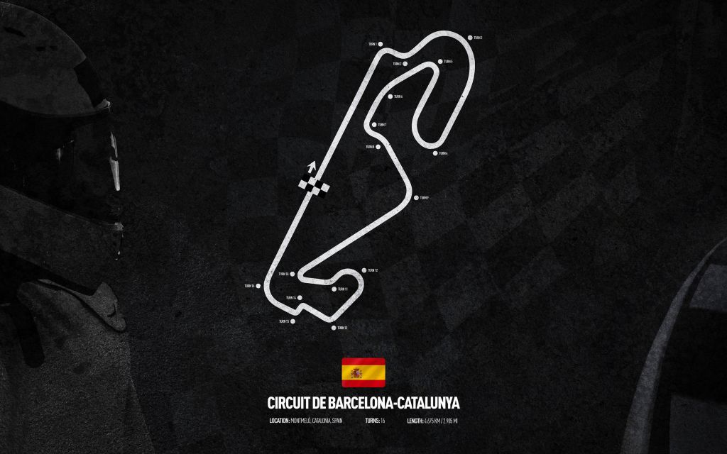 Formel 1 Strecke - Circuit de Barcelona - Spanien
