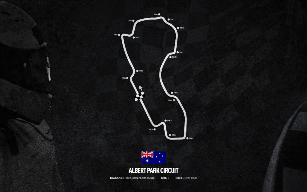 Formel 1 Strecke - Albert Park Circuit - Australien