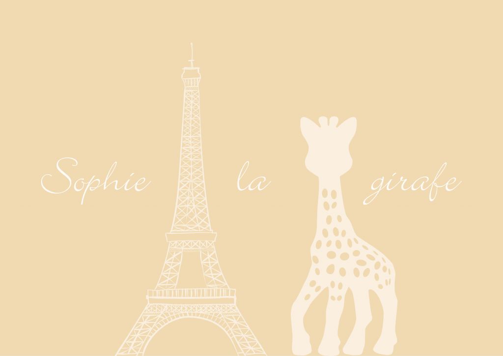 Sophie la girafe® auf dem Eiffelturm