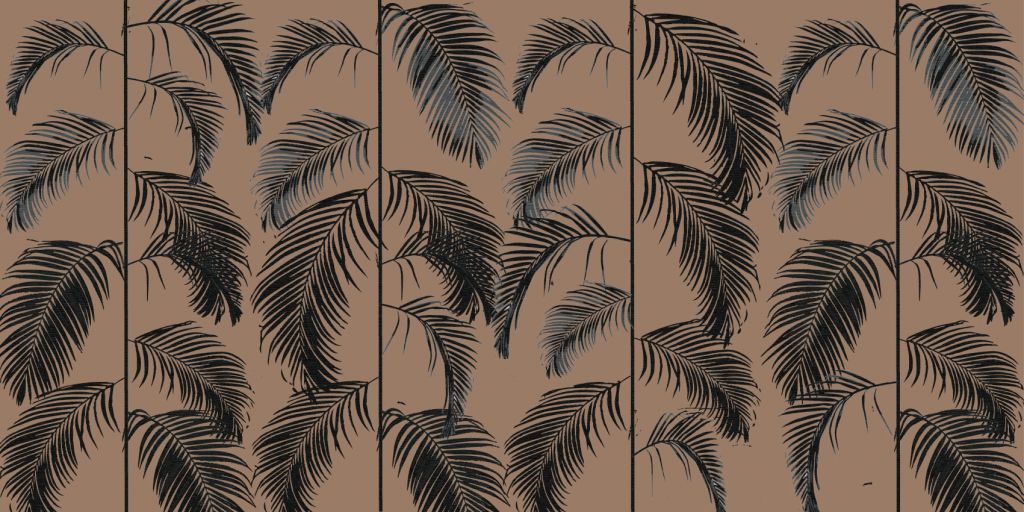 Tropische Palmenblätter