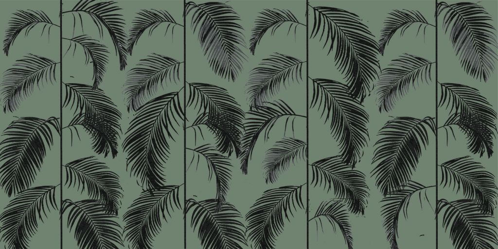 Palmenblätter grün