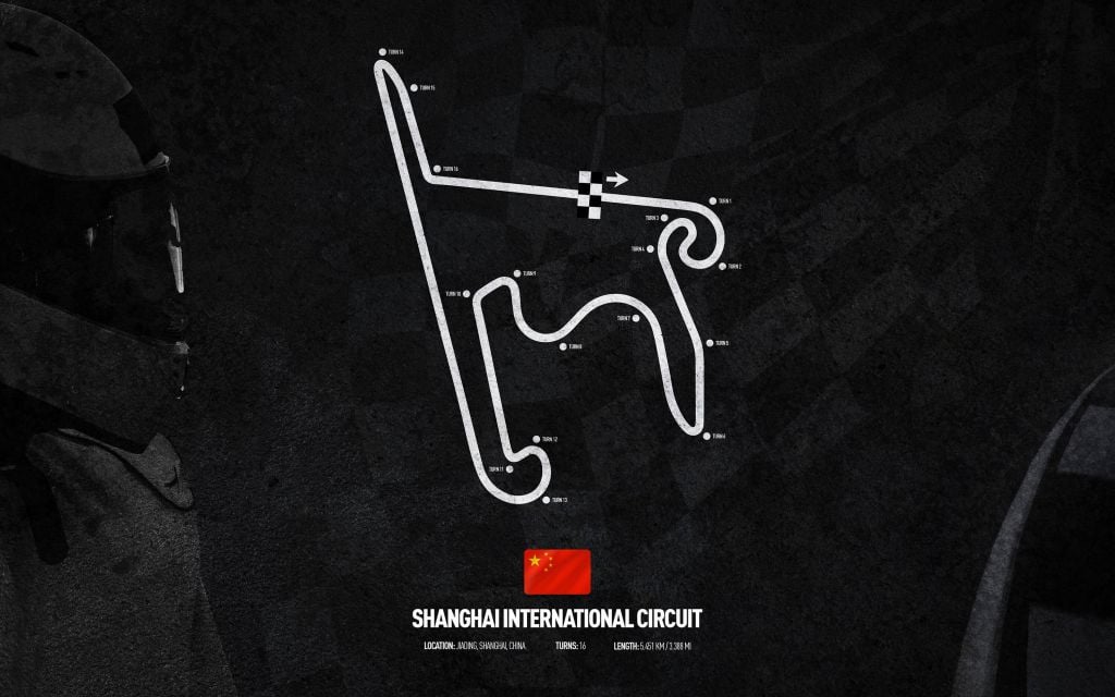 Formel 1 Strecke - Shanghai Circuit - China