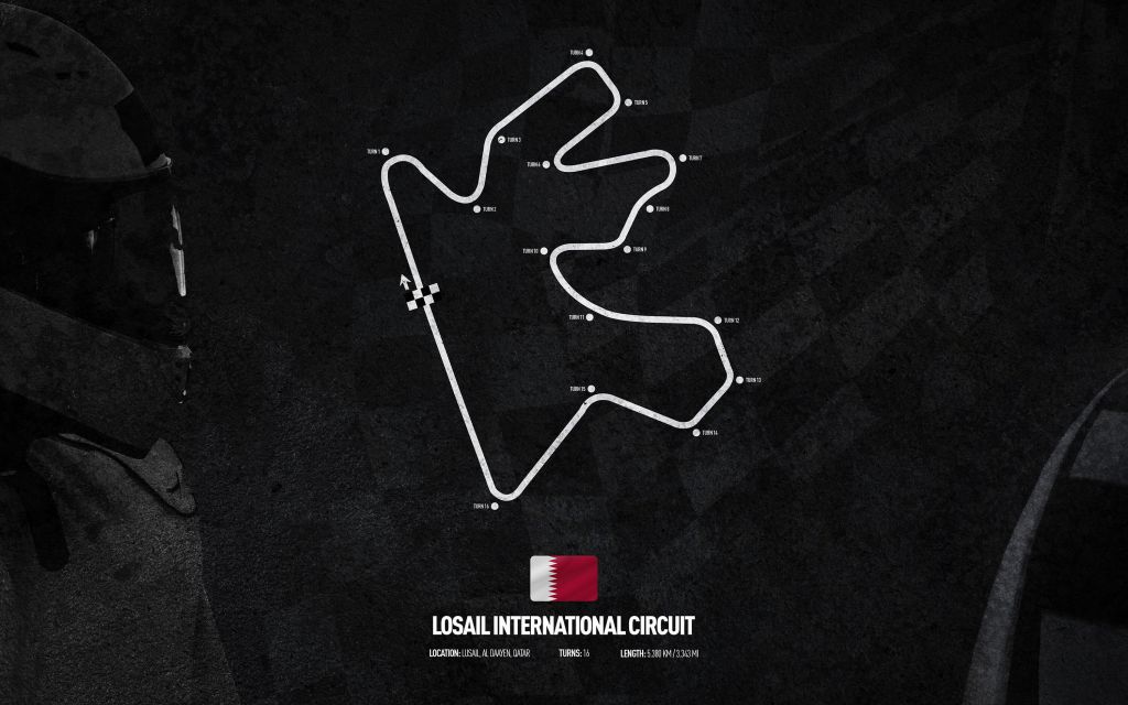 Formel 1 Strecke - Losail Qatar Circuit - Katar