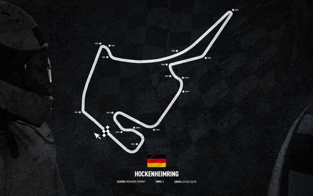 Formel-1-Strecke - Hockenheimring - Deutschland