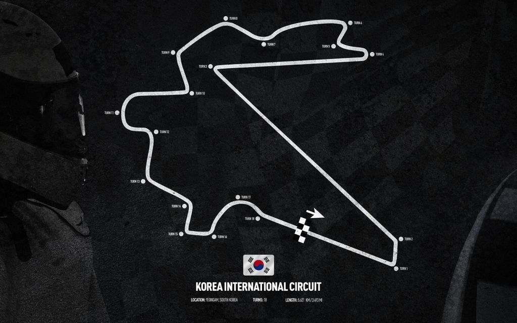 Formel-1-Strecke - Korea International Circuit - Südkorea