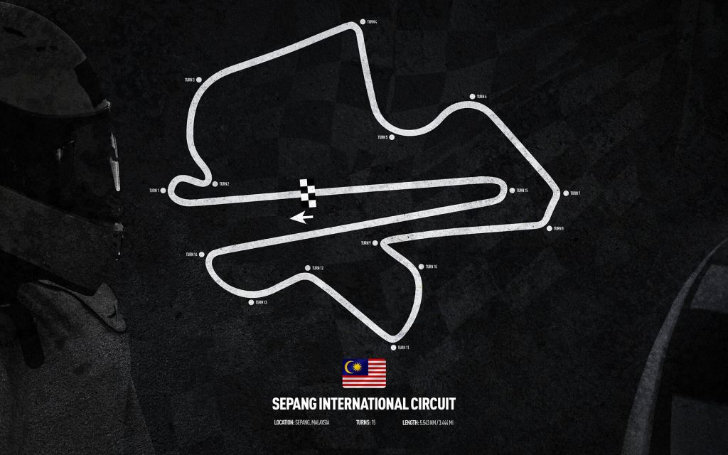 Formel-1-Rennstrecke - Sepang International Circuit - Malaysia