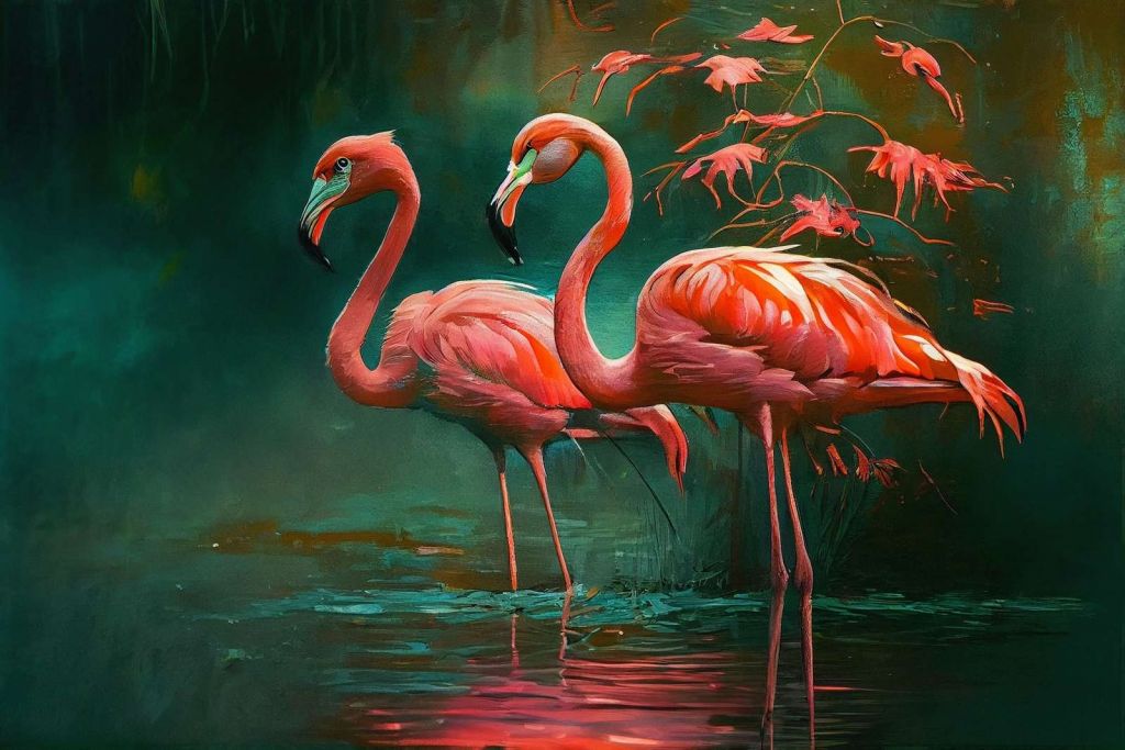 Flamingo Flüsterndes Wasser