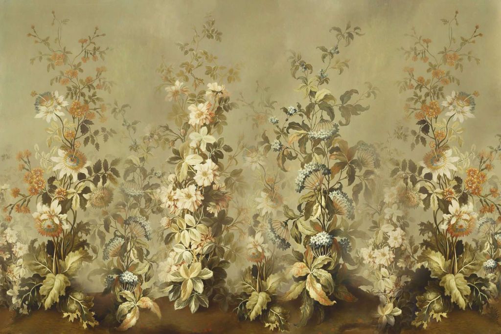 Vintage Olivgrün Clematis