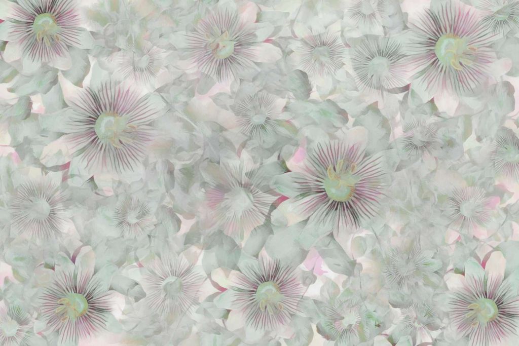 Botanische Aquarell-Eleganz Pastellrosa