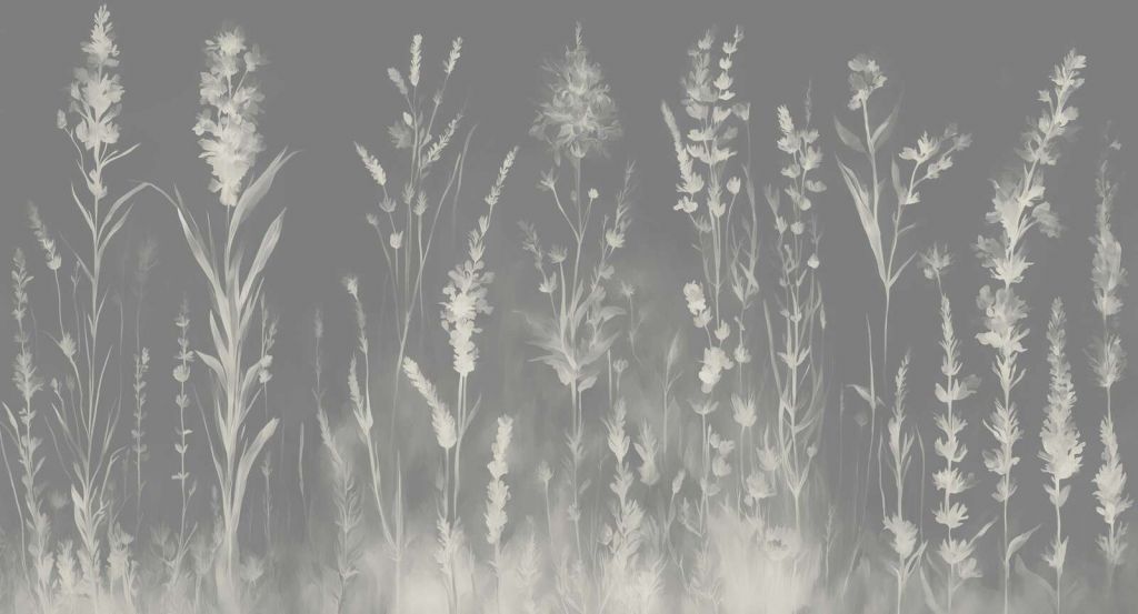 Lavendellicht Nahtlos Silber Grau