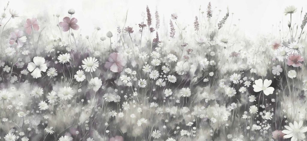 Üppiges Grün des Sommerkohle