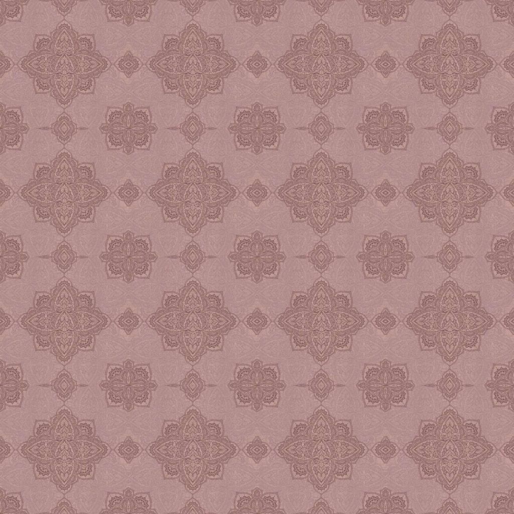 Mauve orientalisches Medaillonmuster