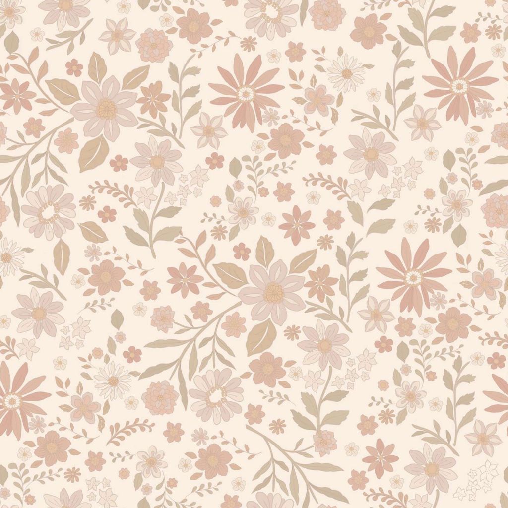 Zarte Feldblumen in Pastellfarben