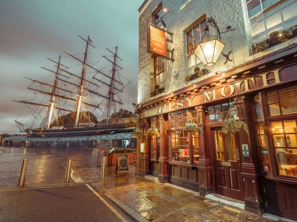 Cutty Sark und die Gipsy Moth Kneipe